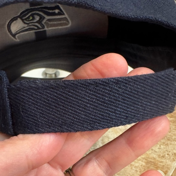 SEATTLE SEAHAWKS NFL football cap hat adjustable blue OS Hawks fan 12’s EUC - Picture 7 of 7